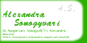 alexandra somogyvari business card